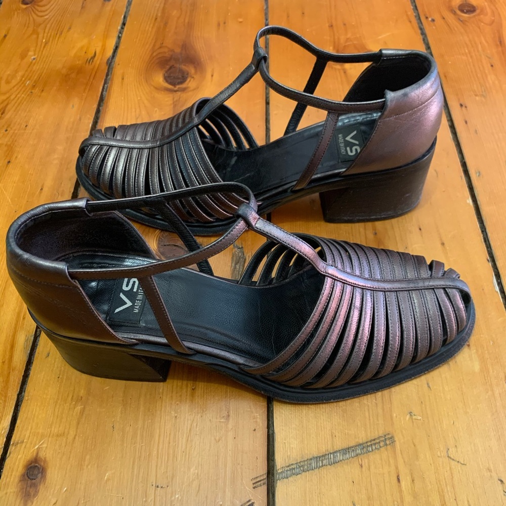 Via Spiga Brown Strappy Sandals